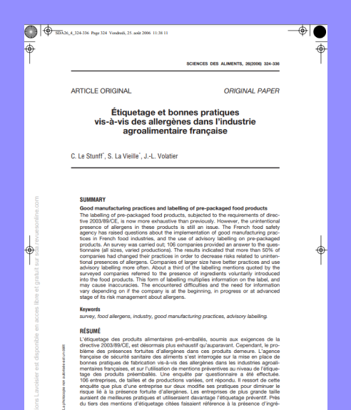 article scientifique